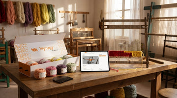 MyRugy Workshop Studio in 360°: The Origins of Your Box, Loom, and Wool