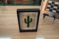 cactus moroccan rug, cactus wall hanging, framed cactus textile art, green cactus rug, handmade cactus rug, wool cactus decor, knot by knot moroccan rug, desert boho wall decor, minimalist cactus art, handwoven cactus tapestry
