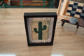 moroccan rug, cactus wall art, minimalist cactus decor, hand knotted mini rug, green cactus tapestry, wool cactus rug, modern moroccan rug, cactus framed textile, cactus wall hanging, desert cactus wool art
